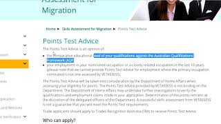 VETASSESS Skill Assessment Point Test Advice [upl. by Henigman]