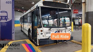 NJ Transit Bus Route 405 to Cherry Hill Mall Full Ride [upl. by Ydok]