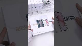 iPhone Gift Box Packing iphonegiveaway iphone16promax unboxingtech trending shorts unboxtime [upl. by Aharon]