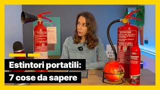 Estintori portatili e principi dincendio 7 cose da sapere [upl. by Ahsital488]