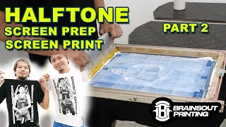 HALFTONE SCREEN PRINT PART 2  KAI SOTTO  SCREEN PRINT [upl. by Costello488]