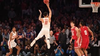 Florida vs Wisconsin Chris Chiozza hits buzzerbeater three [upl. by Llemmart]