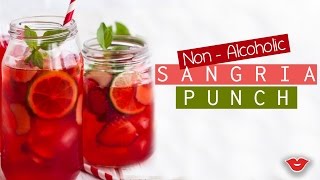 NonAlcoholic Sangria  Stephanie from Millennial Moms [upl. by Artamas]