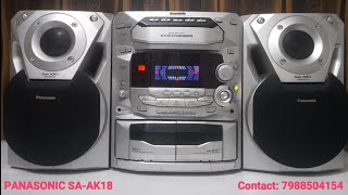 PANASONIC SAAK18 MINI HIFI MUSIC SYSTEM SOLD OUT [upl. by Salim]