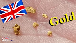 River gold found in the UK  MrDazP1s Gold Panning experience [upl. by Feltie]