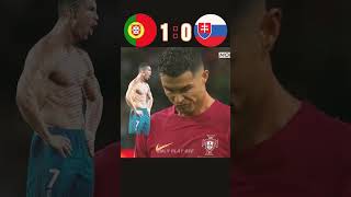 portugal 🆚slovakia \32 highlights shorts football youtubeshorts cr7 ronaldo viralshorts [upl. by Ttennej]