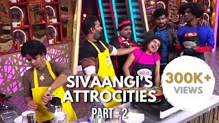 CWC 2 Funny moments part2 Ashaangi Sivaangi Pugazh Bala Manimegalai BabaBhaskar Ashwin [upl. by Socrates882]