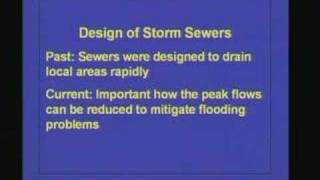 Lecture 39 Stormwater Sewerage System [upl. by Caiaphas]