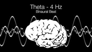 Supercharge Theta Binaural Beat  4Hz 1h Pure [upl. by Lais]