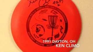 History of the Worlds  Pro Disc Golf World Championship Discs [upl. by Aciraa]