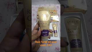 Facial kit Facial homemakeupshortvideosviralvideo [upl. by Siulegroj]