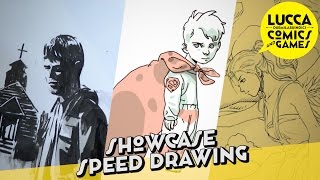 Lucca Comics amp Games Showcase Speed Drawing 2015 [upl. by Virgilio604]