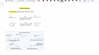 Hydrogenation of alkenes [upl. by Scribner]