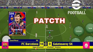 Efooball pes 2025 mobile Lionel Messi est incroyable [upl. by Wardlaw526]