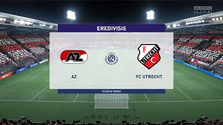 FIFA 22  AZ Alkmaar vs FC Utrecht  Eredivisie  Gameplay [upl. by Ulises58]