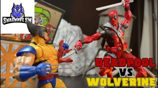 Deadpool amp Wolverine Stop Motion  Wolverine vs Deadpool Epic Fight Animation [upl. by Nyrak]