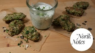 Brokkoli Kroketten mit Mandeln und Parmesan  Low Carb  Note 20 [upl. by Whiting]