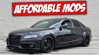 Top 5 CHEAP Audi A4 B8 Mods [upl. by Nal]