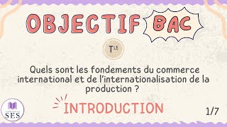 BAC Cours Commerce International  Introduction [upl. by Alie]