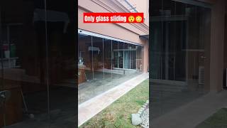 Only glass sliding door 🚪home aluminiumprofile interiordesign slidingdoor home Sahardware98 [upl. by Aremaj555]