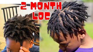 2 MONTH Starter loc update How to retwist TWO strand twistWash Day🔥🔥 [upl. by Mikey]