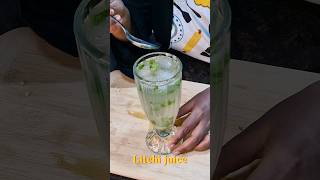 Super Refreshing Litchi Drink 🍸 😋 easyrecipes food recipe tasty litchi juice drink shorts [upl. by Isayg]