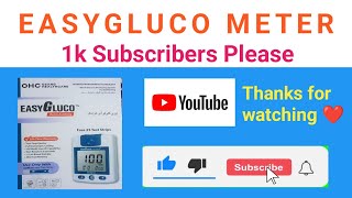 Unboxing EASYGLUCO meter  Easy Blood Glucose Monitoring System  mzohaib4570 [upl. by Stonwin153]