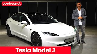 Tesla Model 3 2024  Prueba  Test  Review en español  cochesnet [upl. by Learsiy374]