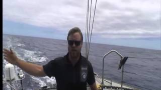 Sitting in 2nd position Alex Thomson in the South Atlantic [upl. by Yadahs]