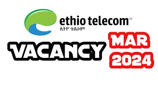 🤑ETHIO TELECOM NEW VACANCY [upl. by Alleynad895]