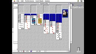 Apple Macintosh Longplay  Solitaire Till Dawn  Spiderette [upl. by Ragan333]