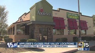 Applebees closes five Valley locations [upl. by Ellenaj692]