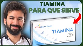 TIAMINA💊 ¿Para que sirve BENEFICIOS y USOS de la VITAMINA B1  MÁS [upl. by Tiffa881]