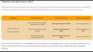 EGEL PLUS CENEVAL PSICOLOGÍA  Fechas 2024 [upl. by Perkoff]