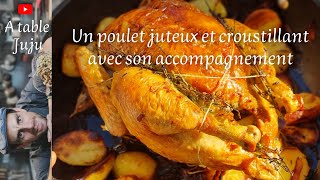 Recette de poulet roti cocotte minute sans four [upl. by Aerdnahc]