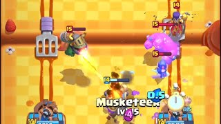 Clash Royale 26 hog vs Elixir Golem [upl. by Airdnola]