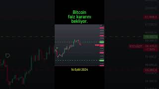 Bitcoin FED in faiz kararını bekliyor bitcoin btc kriptopara [upl. by Rosenberg]