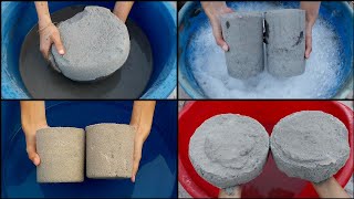 ASMR Sandcement softest texture water crumbling compilation edits 2x speed [upl. by Annad]