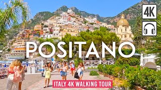 Positano 4K Walking Tour Italy  With Captions amp Immersive Sound 4K Ultra HD60fps [upl. by Knuth]