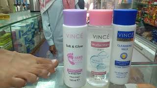 VINCE hand and foot whitening lotion reviewvince cleaning milk reviewvince micellar water price [upl. by Kohsa]