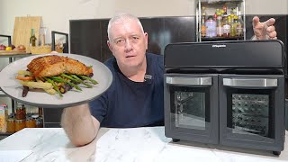 Dual Zone Air Fryer Review and cook HYSapientia [upl. by Charmaine79]