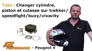 Tuto Changer le cylindre  piston  culasse de son Speedfight 12  Trekker  Buxy [upl. by Morris]