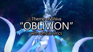 quotOblivionquot with Official Lyrics Shiva Theme  Final Fantasy XIV [upl. by Muriel]