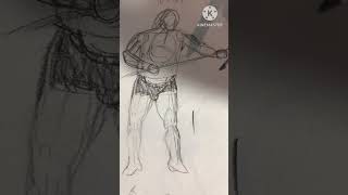 Day 10 of developing gesture drawing skills [upl. by Stortz]