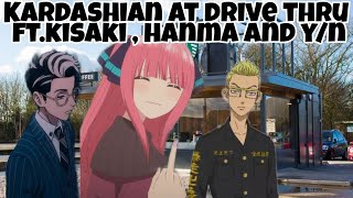 yn at a drive thru ft kisaki and hanma  the Kardashians tokyo revengers x yn fake texting [upl. by Ahsekyw]