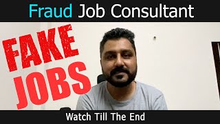 Fraud Job Consultant  Awareness video  Rohit R Gaba [upl. by Baggott]