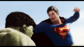 Superman vs Hulk  The Fight Part 1 [upl. by Maccarone979]