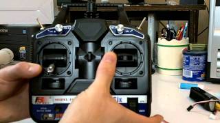 FlySky Fly Sky CT6B 24GHz 6ch RC TXRX Transmitter amp Receiver Review [upl. by Gottlieb]