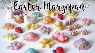 Easter Marzipan  Almond Marzipan  Marzipan Toppers  Easy Marzipan No Cook Eggless Recipe [upl. by Swanson475]