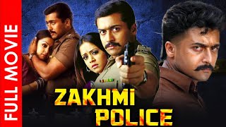 Zakhmi Police Kaakha Kaakha Full Movie Hindi Dubbed  Suriya Jyothika Jeevan [upl. by Dygert749]